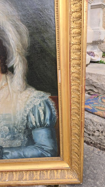 Ritratto di donna in miniatura, periodo Impero