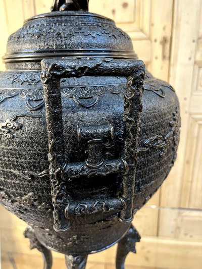 Brûle Parfum en Bronze Japon