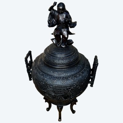 Brûle Parfum en Bronze Japon