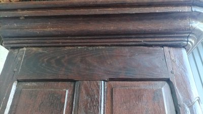 Louis XIV wardrobe in solid oak, 18th century