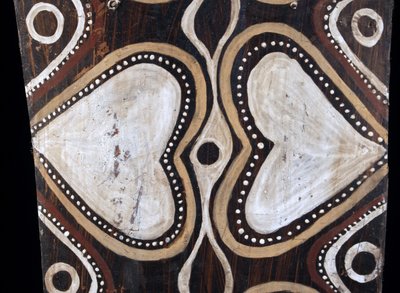 Ecorce peinte, art tribal, art océanien, peinture traditionnelle, dessins, Papouasie Nouvelle Guinée