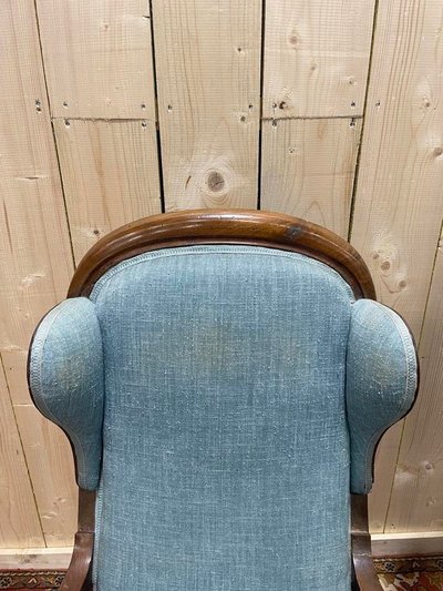 Paire de fauteuils Voltaire Louis Philippe 