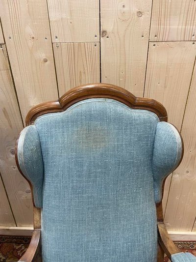 Paire de fauteuils Voltaire Louis Philippe 