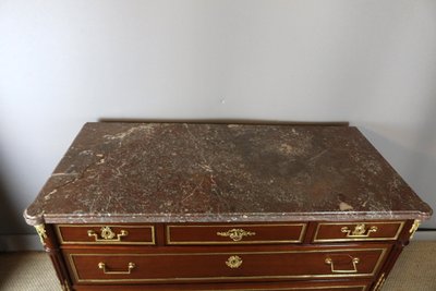 Commode Louis XVI époque XVIIIème siècle.