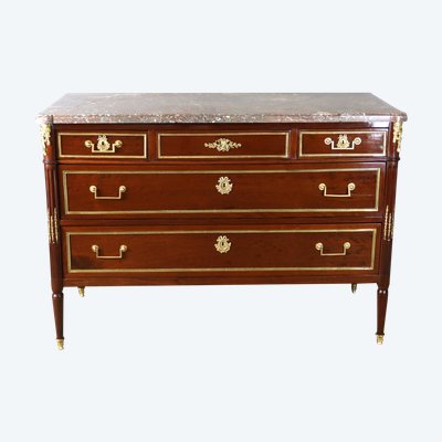 Commode Louis XVI époque XVIIIème siècle.