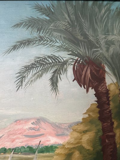 Henri Vergé-sarrat (1880-1966) - Luxor, The Nile And The Lybian Range, Egypt, 1929 - Drouant