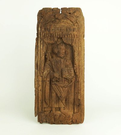 Oak panel depicting Saint Peter
