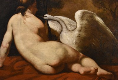 Léda Et Le Cygne, Peintre Français De La Fin Du XVIIIe