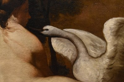 Léda Et Le Cygne, Peintre Français De La Fin Du XVIIIe
