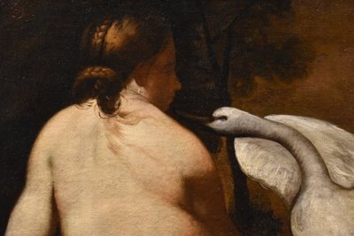 Léda Et Le Cygne, Peintre Français De La Fin Du XVIIIe