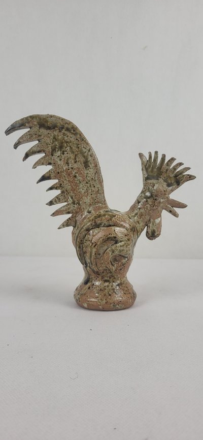 Coq en grès - Pierre Lion (1915-1978) 
