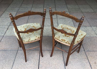 Two Louis XVI style chairs