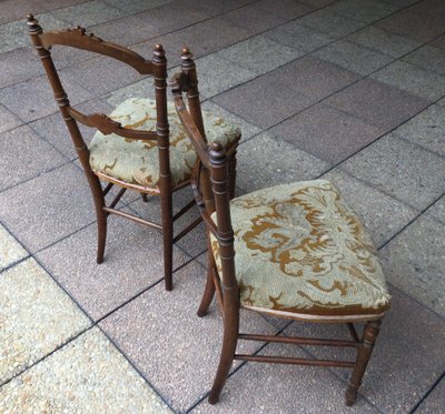 Two Louis XVI style chairs