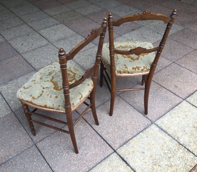 Two Louis XVI style chairs