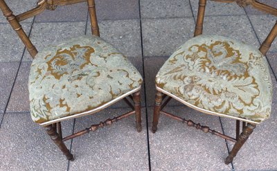 Two Louis XVI style chairs