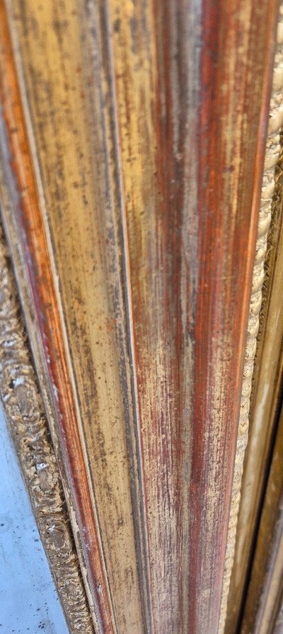 Miroir Louis Philippe doré époque