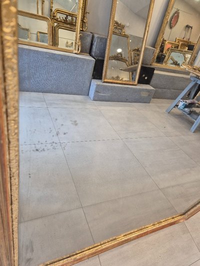 Miroir Louis Philippe doré époque