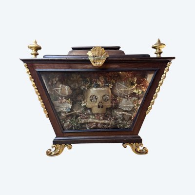 Italian Reliquary Hunt Of Saint Beatrice - 18th century
