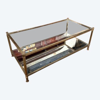 Table basse en laiton de Roche Bobois, Circa 1970
