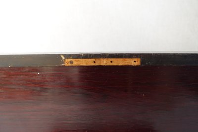 Scatola da gioco in legno d'ebano e intarsio Boulle