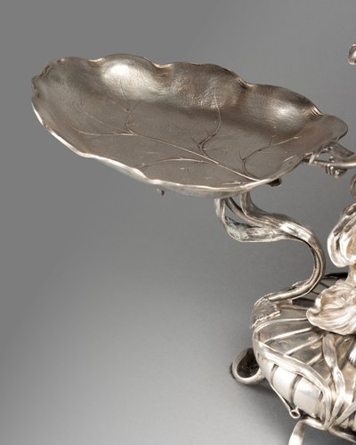 Jugendstil-Display aus Sterlingsilber, 19. Jahrhundert