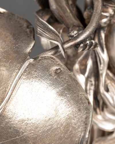 Jugendstil-Display aus Sterlingsilber, 19. Jahrhundert