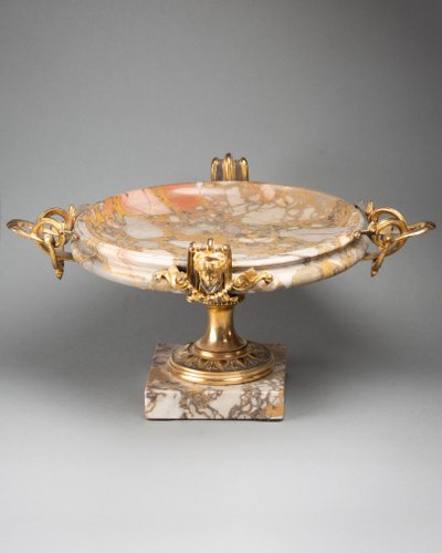 Marble Cup Set in a Gilt Bronze Mount, 19th Century
