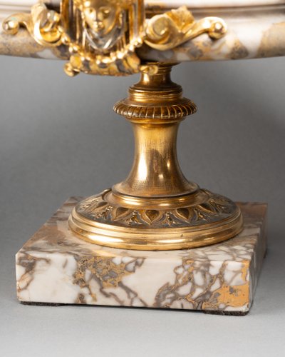 Marble Cup Set in a Gilt Bronze Mount, 19th Century