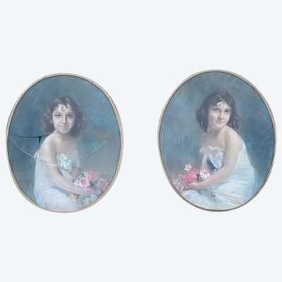Pair of pastels