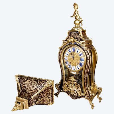 Großes geigenförmiges Wandkartell aus Boulle-Marketerie, Saint Martin in Paris