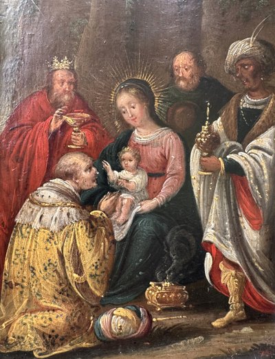 L’adoration Des Mages - Ecole Flamande Du XVIIe 
