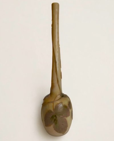 Legras Saint Denis Vase a décor des Houblons 