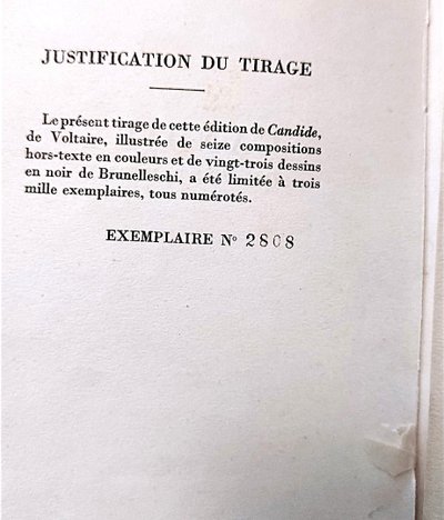 Candide ou l'optimisme par Voltaire