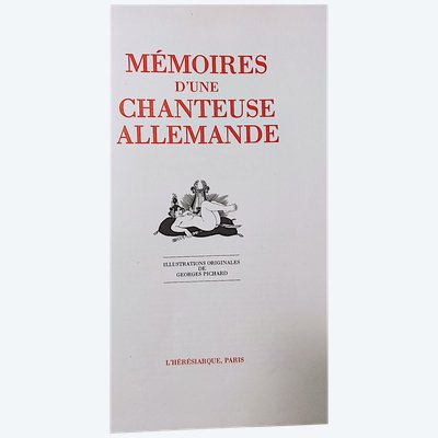 Mémoire d'une chanteuse allemande illustré par Georges Pichard