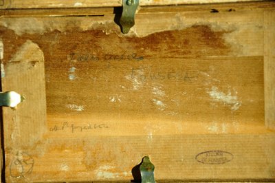 Gaston Simoës de Fonseca : 4 Öl auf Holz ( Landschaften in Griechenland )
