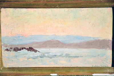 Gaston Simoës de Fonseca : 4 Öl auf Holz ( Landschaften in Griechenland )