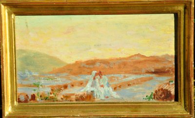 Gaston Simoës de Fonseca : 4 Öl auf Holz ( Landschaften in Griechenland )