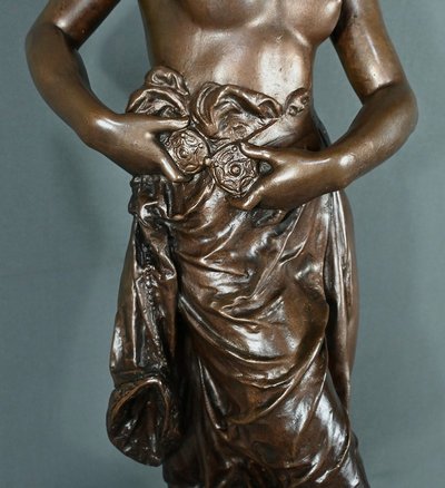 Importante bronzo "Nycia" di Ch. Le Bourg - seconda metà del XIX secolo