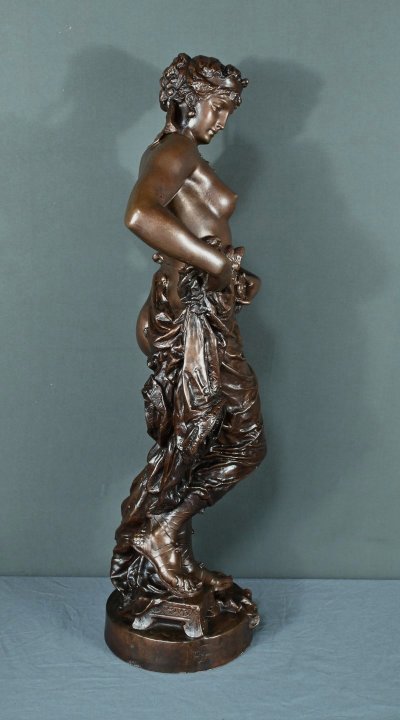 Importante bronzo "Nycia" di Ch. Le Bourg - seconda metà del XIX secolo