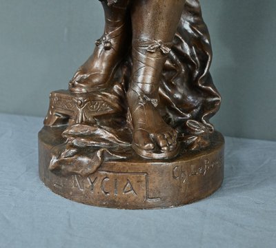 Importante bronzo "Nycia" di Ch. Le Bourg - seconda metà del XIX secolo