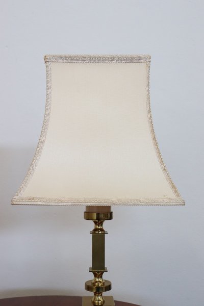 Goldene Nachttischlampen, 1970er, 2er Set
