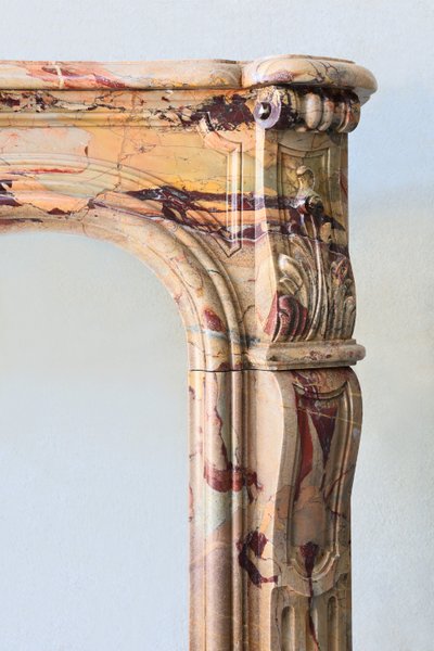 Antique marble fireplace
