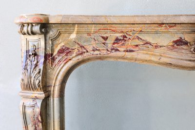 Antique marble fireplace