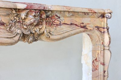 Antique marble fireplace