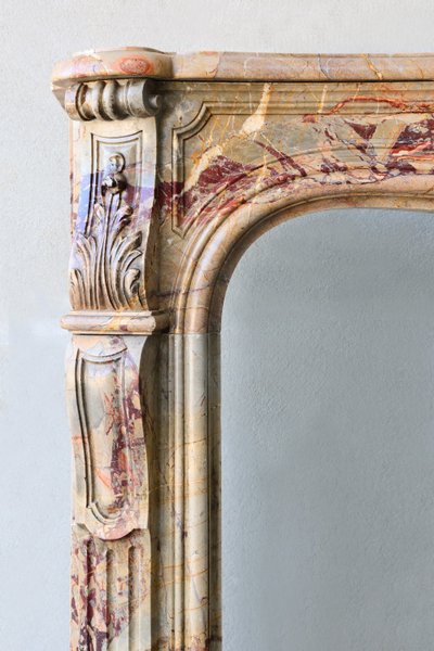 Antique marble fireplace