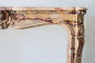 Antique marble fireplace