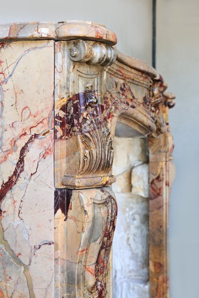 Antique marble fireplace