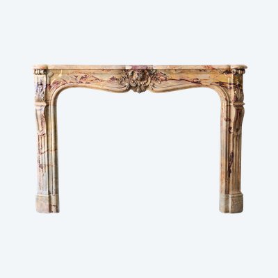 Antique marble fireplace