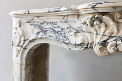 Cheminée ancienne en marbre