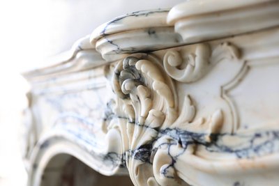 Cheminée ancienne en marbre